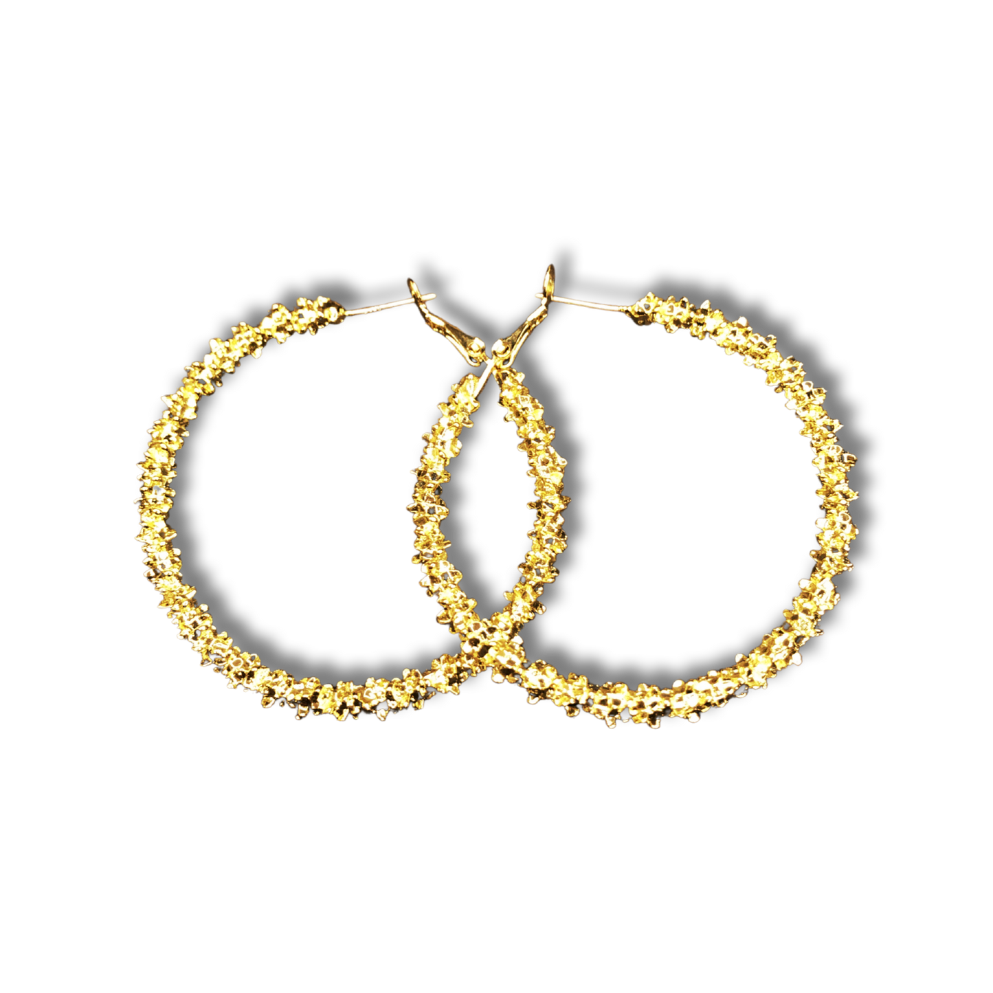 KELLY HOOP GOLD EARRINGS