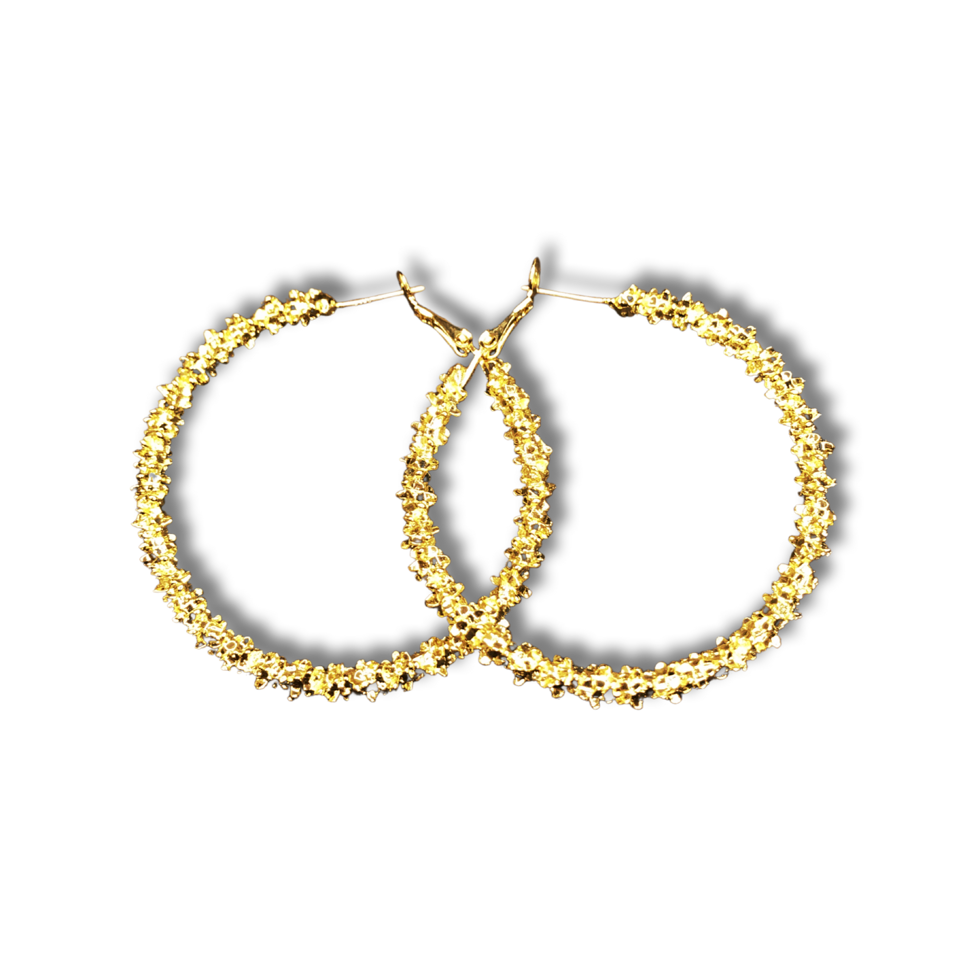 KELLY HOOP GOLD EARRINGS