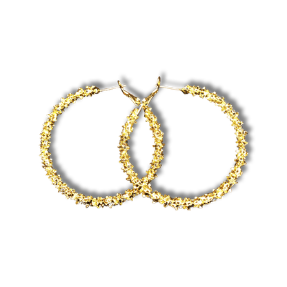 KELLY HOOP GOLD EARRINGS