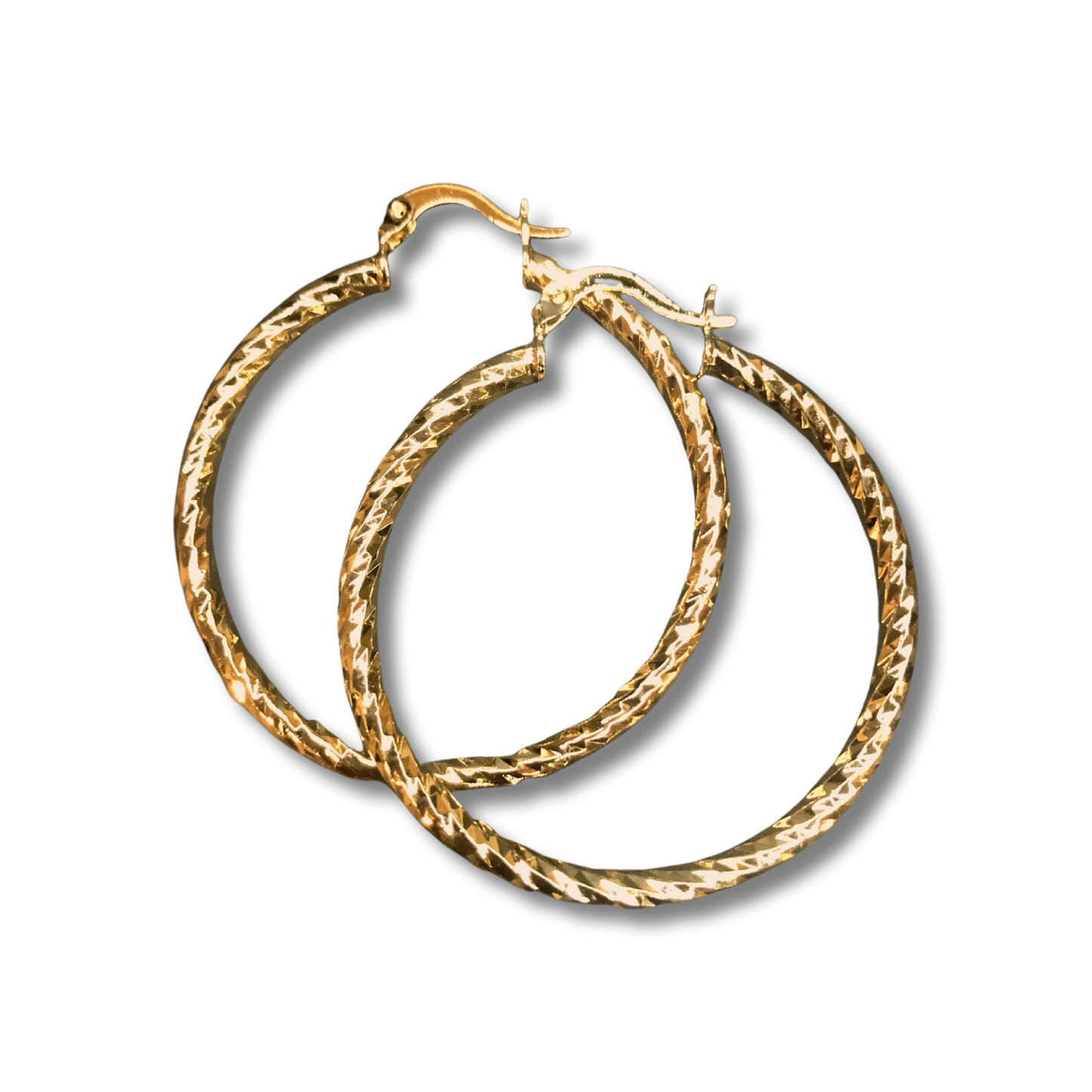 MELANIE HOOP 40MM EARRINGS